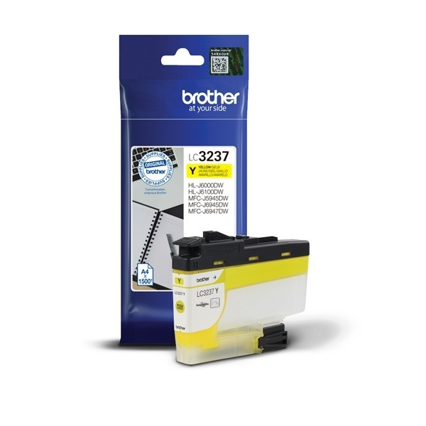 Brother LC-3237Y yellow ink cartridge (original Brother) LC3237Y 051216 - 1