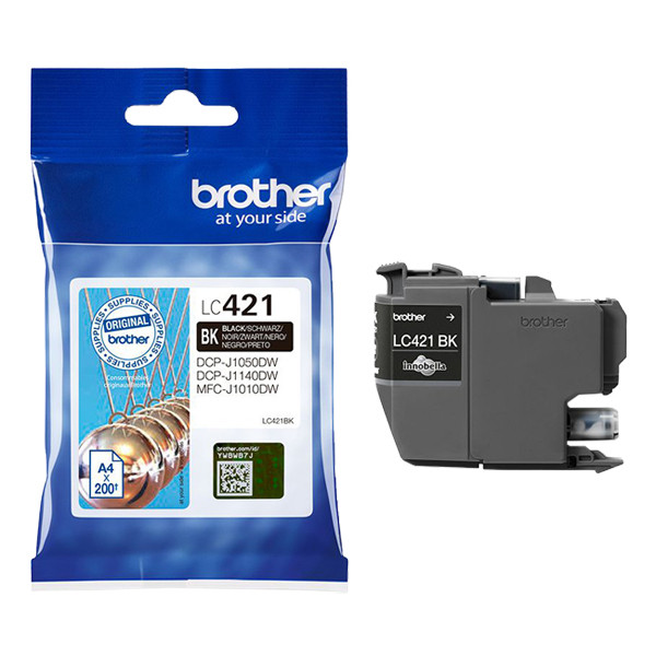 Brother LC-421BK black ink cartridge (original Brother) LC-421BK 051284 - 1