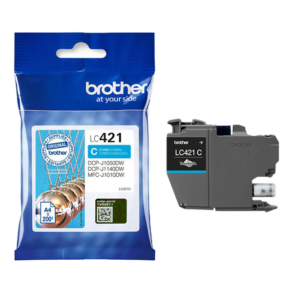 Brother LC-421C cyan ink cartridge (original Brother) LC-421C 051286 - 1