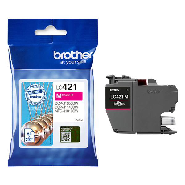 Brother LC-421M magenta ink cartridge (original Brother) LC-421M 051288 - 1