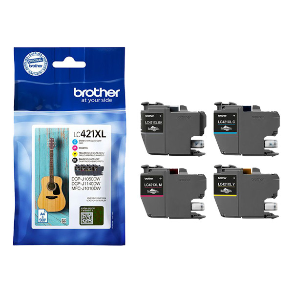 Brother LC-421XLVAL ink cartridge 4-pack (original Brother) LC-421XLVAL 051302 - 1