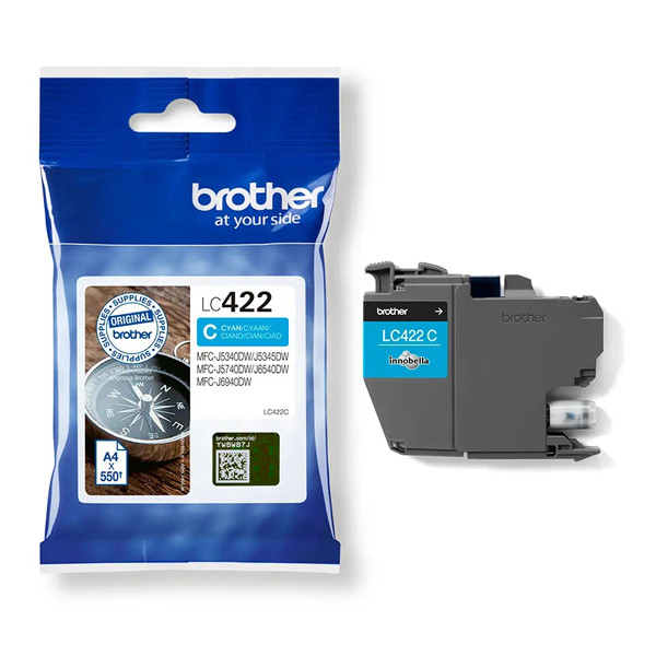 Brother LC-422C cyan ink cartridge (original Brother) LC-422C 051306 - 1