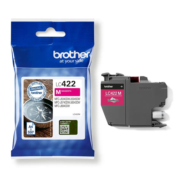 Brother LC-422M magenta ink cartridge (original Brother) LC-422M 051308 - 1