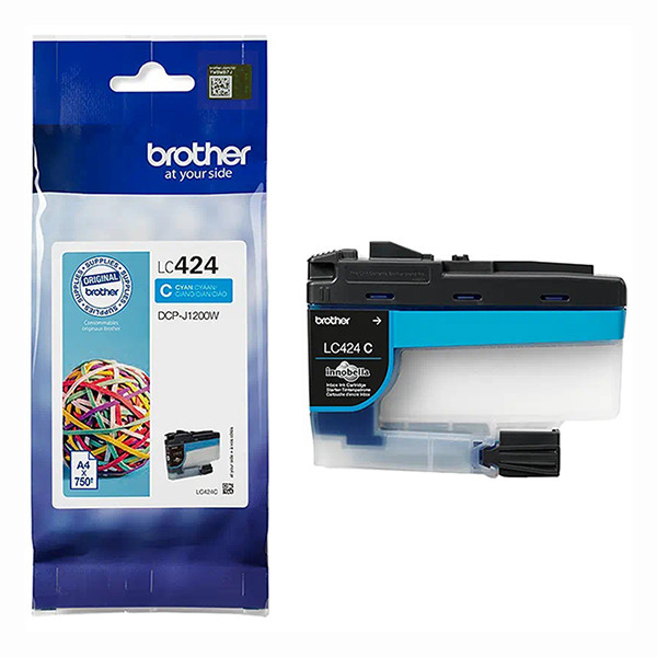 Brother LC-424C cyan ink cartridge (original Brother) LC424C 051268 - 1