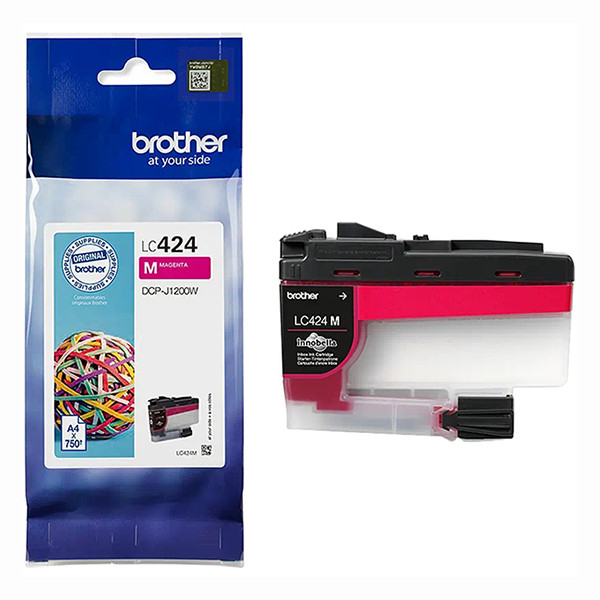 Brother LC-424M magenta ink cartridge (original Brother) LC424M 051270 - 1