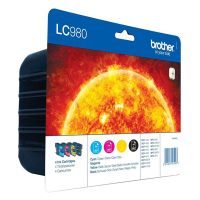 Brother LC-980 C/M/Y ink cartridges 3-pack (original Brother) LC-980RBWBP 028500