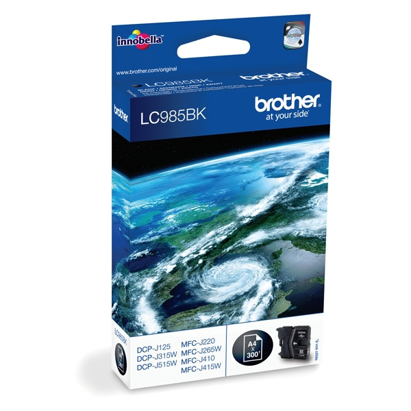 Brother LC-985BK black ink cartridge (original Brother) LC985BK 028324 - 1