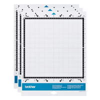 Brother ScanNCut light-adhesive cutting mat, 305mm x 305mm (3-pack) CADXMAT3LOW12 406525