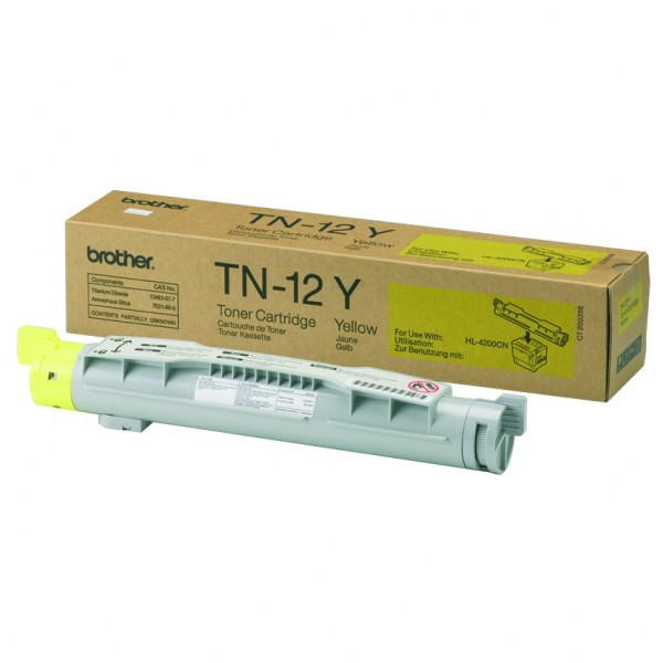 Brother TN-12Y yellow toner (original Brother) TN12Y 029830 - 1