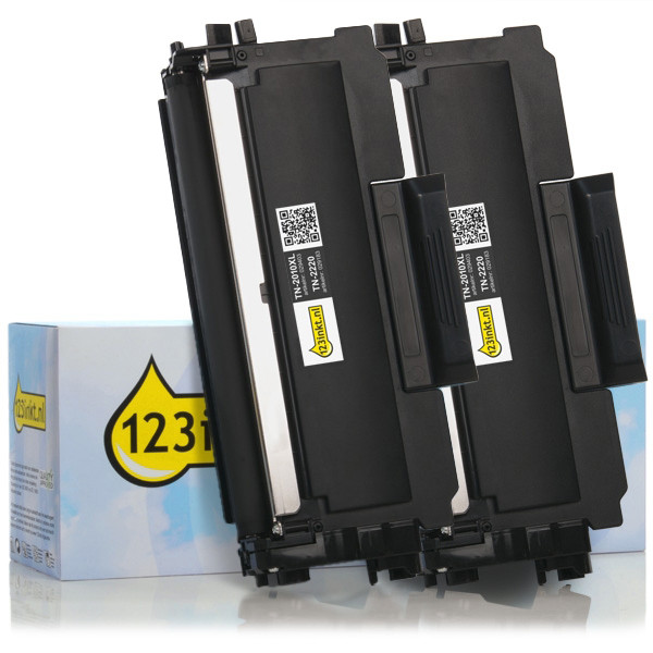 Brother TN-2010XL high capacity black toner 2-pack (123ink version)  160725 - 1