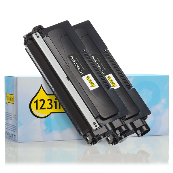 Brother TN-2320 extra high capacity black toner 2-pack (123ink version)  160728 - 1