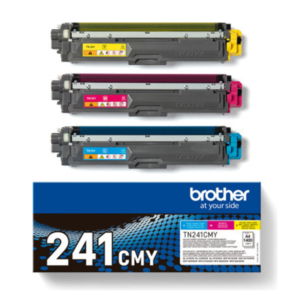 Brother TN-241 C/M/Y toner 3-pack (original Brother) TN241CMY 051324 - 1