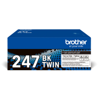 123ink version replaces Brother TN-247BK high capacity black toner Brother