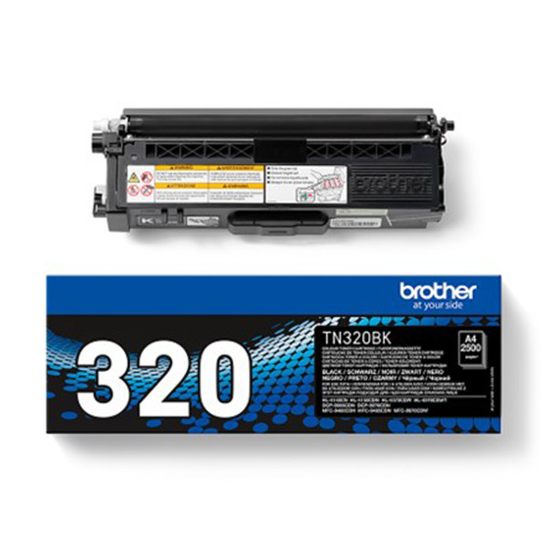 Brother TN-320BK black toner (original Brother) TN320BK 029186 - 1