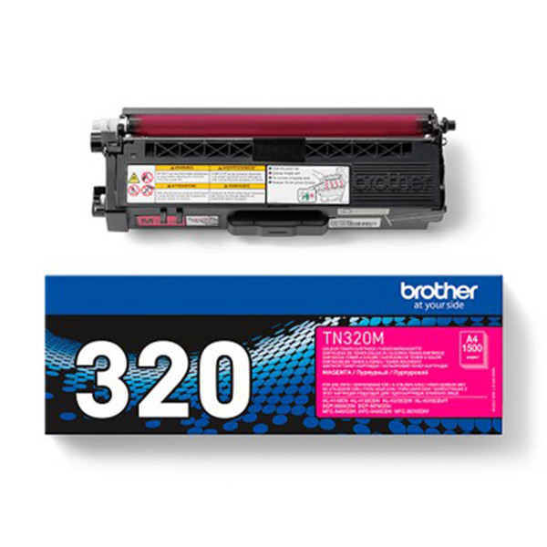 Brother TN-320M magenta toner (original Brother) TN320M 029190 - 1