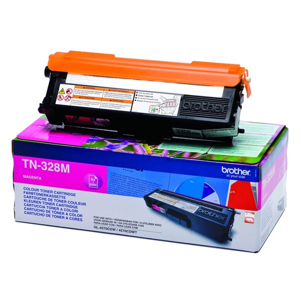 Brother TN-328M extra high capacity magenta toner (original Brother) TN328M 029206 - 1