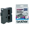 Brother TX-251 black on white tape, 24mm (original Brother)