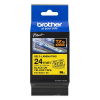 Brother TZe-SL651 black on yellow self-laminating tape, 24mm (original Brother)