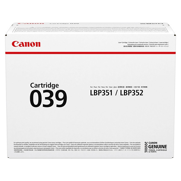 Canon 039 black toner (original Canon) 0287C001 017274 - 1