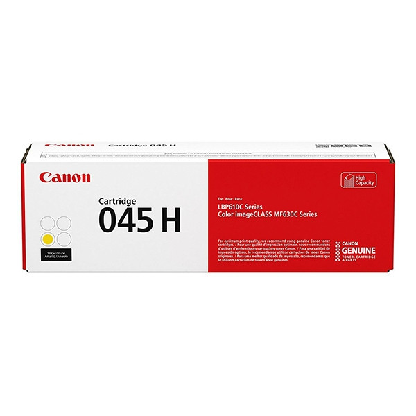 Canon 045H high capacity yellow toner (original Canon) 1243C002 017418 - 1