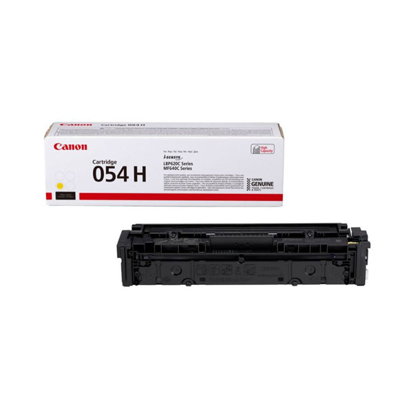 Canon 054H Y high capacity yellow toner (original Canon) 3025C002 070072 - 1