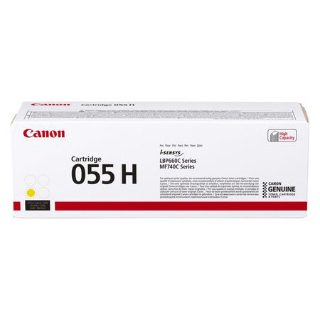 Canon 055H Y high capacity yellow toner (original Canon) 3017C002 070056 - 1