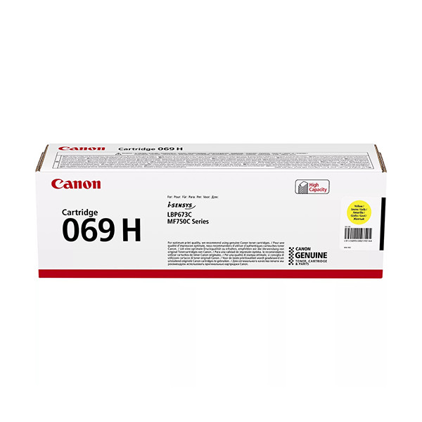 Canon 069H Y high capacity yellow toner (original Canon) 5095C002 070142 - 1