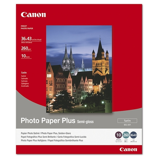 Canon 260g Canon SG-201 Semi-gloss photo paper, 36 x 43cm (10 sheets) 1686B029 154024 - 1