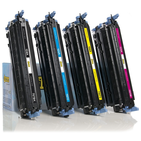 Canon 707 BK/C/M/Y toner 4-pack (123ink version)  130082 - 1