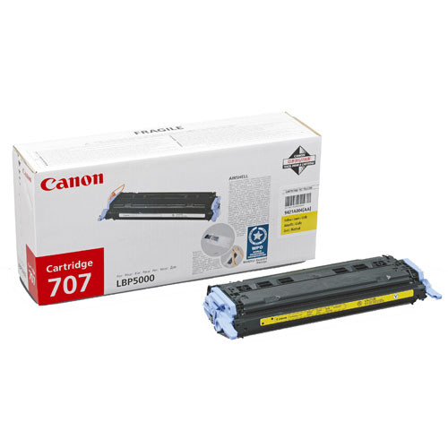 Canon 707 Y yellow toner (original Canon) 9421A004AA 071468 - 1