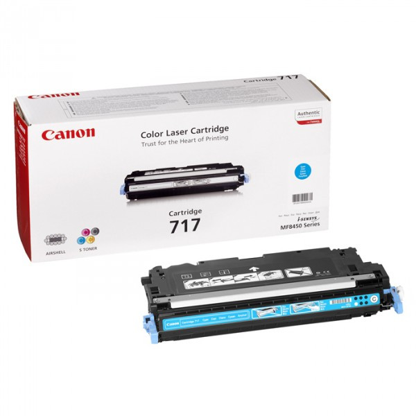 Canon 717 C cyan toner (original Canon) 2577B002AA 070922 - 1