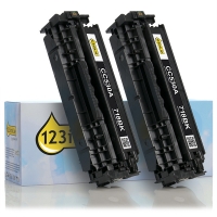 Canon 718 BK black toner 2-pack (123ink version) 2662B005C 070753