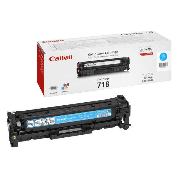 Canon 718 C cyan toner (original Canon) 2661B002AA 070880 - 1