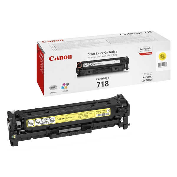 Canon 718 Y yellow toner (original Canon) 2659B002AA 070884 - 1