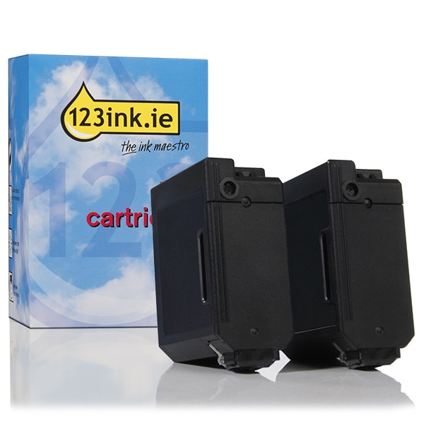 Canon BC-02 black ink cartridge 2-pack (123ink version) 0881A002 010006 - 1