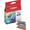 Canon BCI-15BK black ink cartridge 2-pack (original Canon)