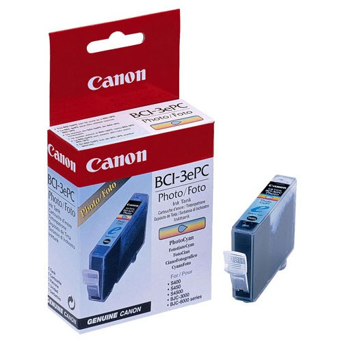 Canon BCI-3ePC photo cyan ink cartridge (original Canon) 4483A002 011100 - 1