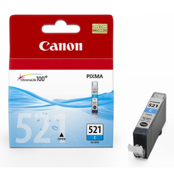 Canon CLI-521C cyan ink cartridge (original Canon) 2934B001 018354 - 1