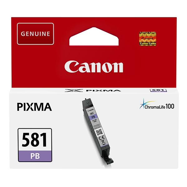 Canon CLI-581PB photo blue ink cartridge (original Canon) 2107C001 017468 - 1