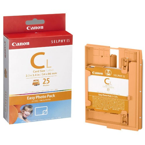 Canon Easy Photo Pack E-C25L credit card size labels (original) 1250B001AA 018180 - 1