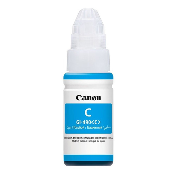 Canon GI-490C cyan ink tank (original Canon) 0664C001 011674 - 1