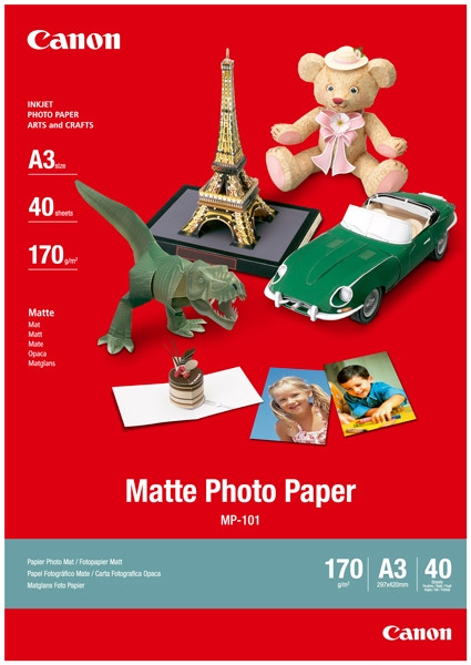 Canon MP-101 170gsm A3 Matte Photo Paper (40 sheets) 7981A008 150362 - 1