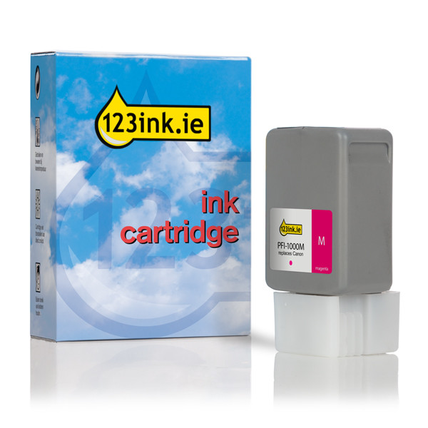 Canon PFI-1000M magenta ink cartridge (123ink version) 0548C001C 010131 - 1