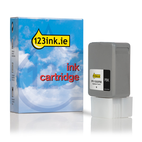 Canon PFI-1000PBK photo black ink cartridge (123ink version) 0546C001C 010127 - 1