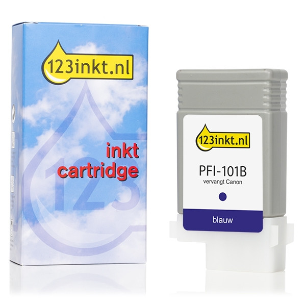 Canon PFI-101B blue inktcartridge (123ink version) 0891B001C 018269 - 1