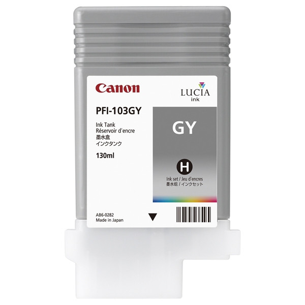 Canon PFI-103GY grey ink cartridge (original Canon) 2213B001 018276 - 1