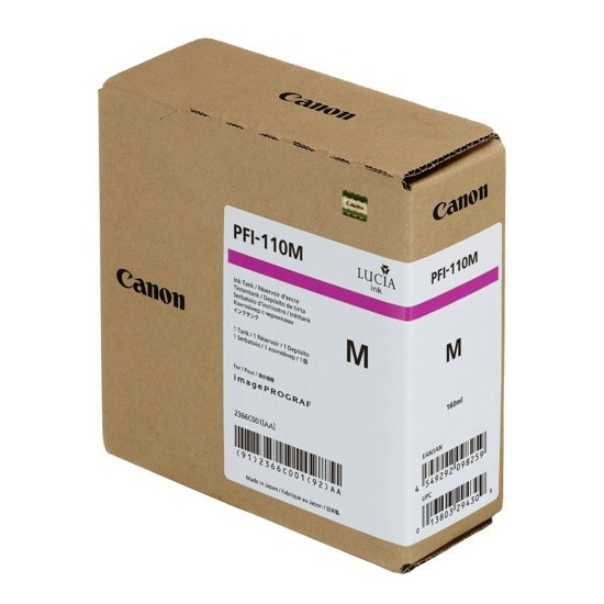 Canon PFI-110M magenta ink cartridge (original Canon) 2366C001 010160 - 1