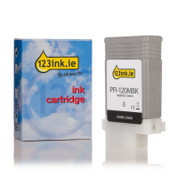 Canon PFI-120MBK matte black ink cartridge (123ink version)