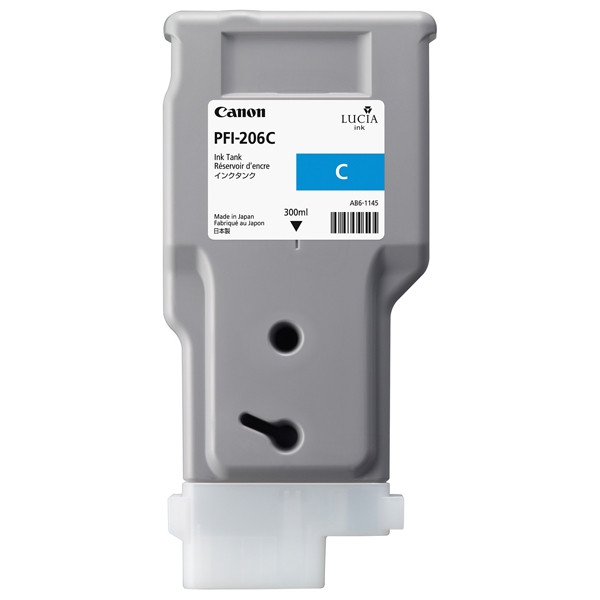 Canon PFI-206C high capacity cyan ink cartridge (original Canon) 5304B001 018926 - 1