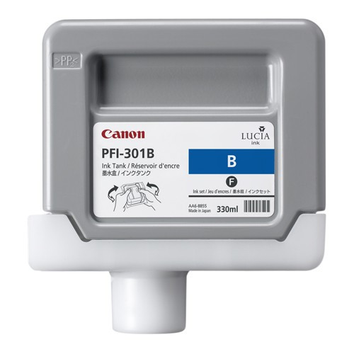 Canon PFI-301B blue ink cartridge (original Canon) 1494B001 018298 - 1